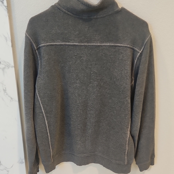 Tommy Bahama Charcoal Zip-Up Sweater - Picture 4 of 6